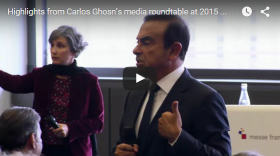 Highlights from Carlos Ghosn's media roundtable at 2015 Frankfurt Motor Show